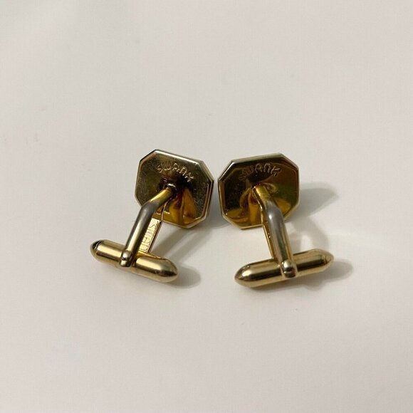 Vintage Swank Cufflinks and Tuxedo Shirt Studs - Picture 5 of 14